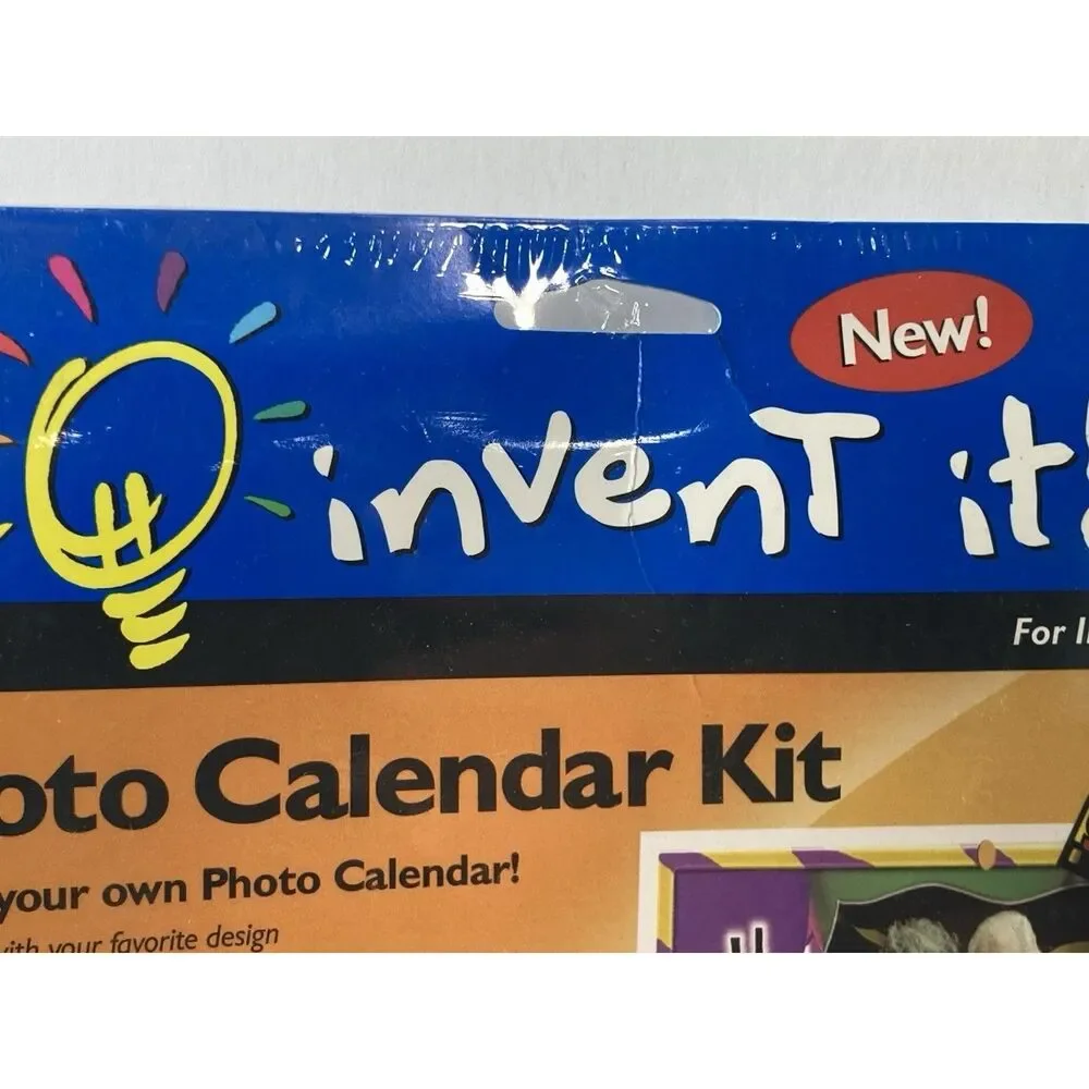 Invent It! Photo Calendar Kit - 15 Double Sided Sheets - New!